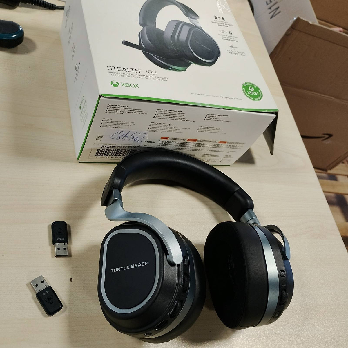 295482 - TURTLE BEACH Stealth 700 - Kufje Pa Tel për Lojëra, Bateri 80 Orë, Drajverë 60 mm, Bluetooth për Xbox Series X/S, Xbox One, PC dhe Mobil - Të Zeza