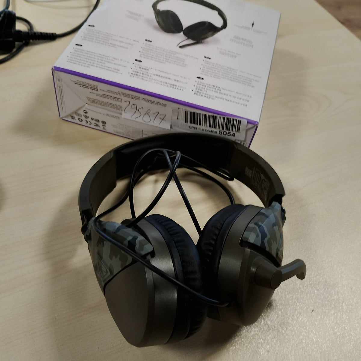 295817 - TURTLE BEACH - Kufje për Lojëra Recon 70 - Kamuflazh të Gjelbër - Përdorim për Xbox Serie X|S, Xbox One, PS5, PS4, PC