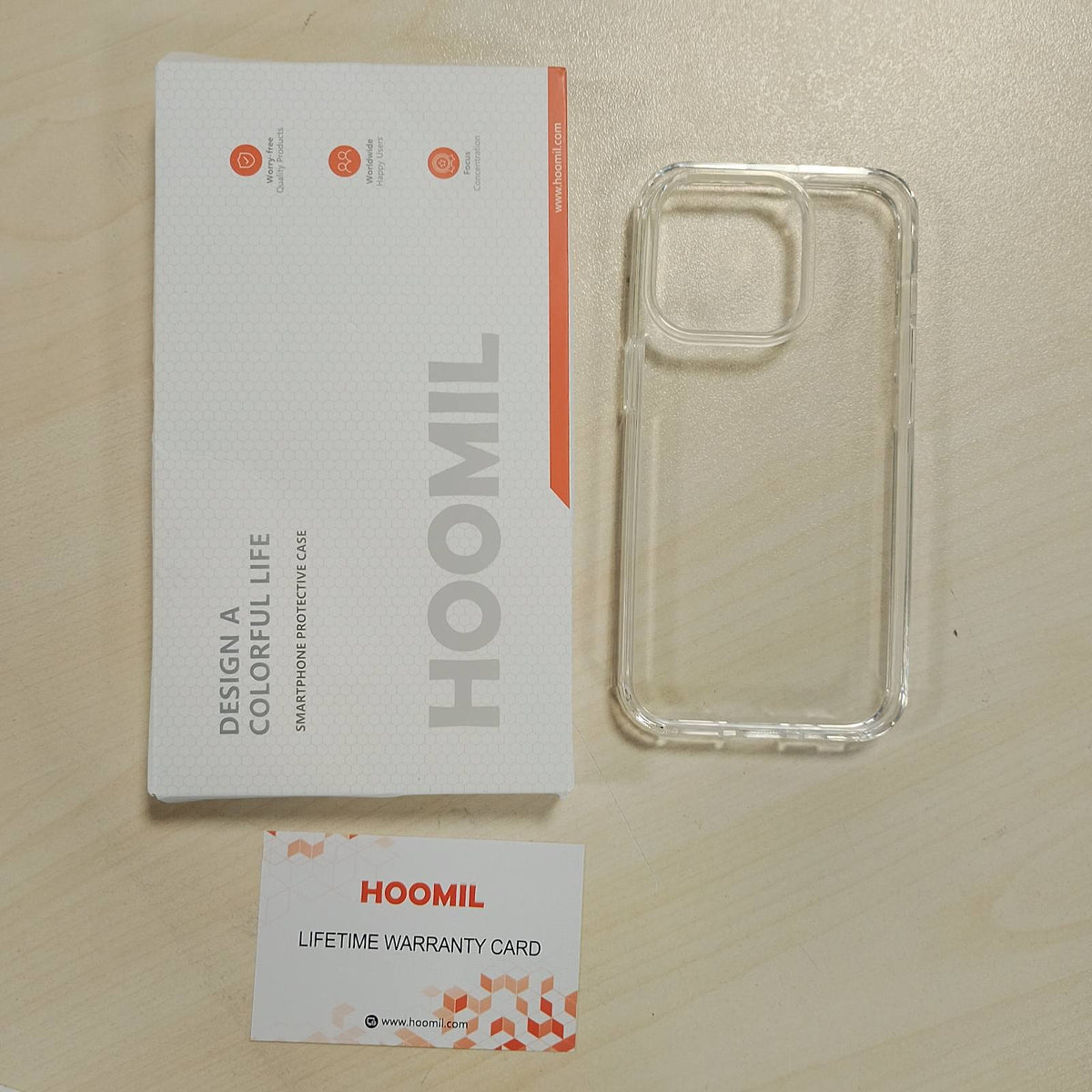 296408 - HOOMIL Mbrojtëse për iPhone 14 Pro 6.1 inç, transparente kundër zverdhjes, mbrojtëse ndaj goditjeve - kristalore