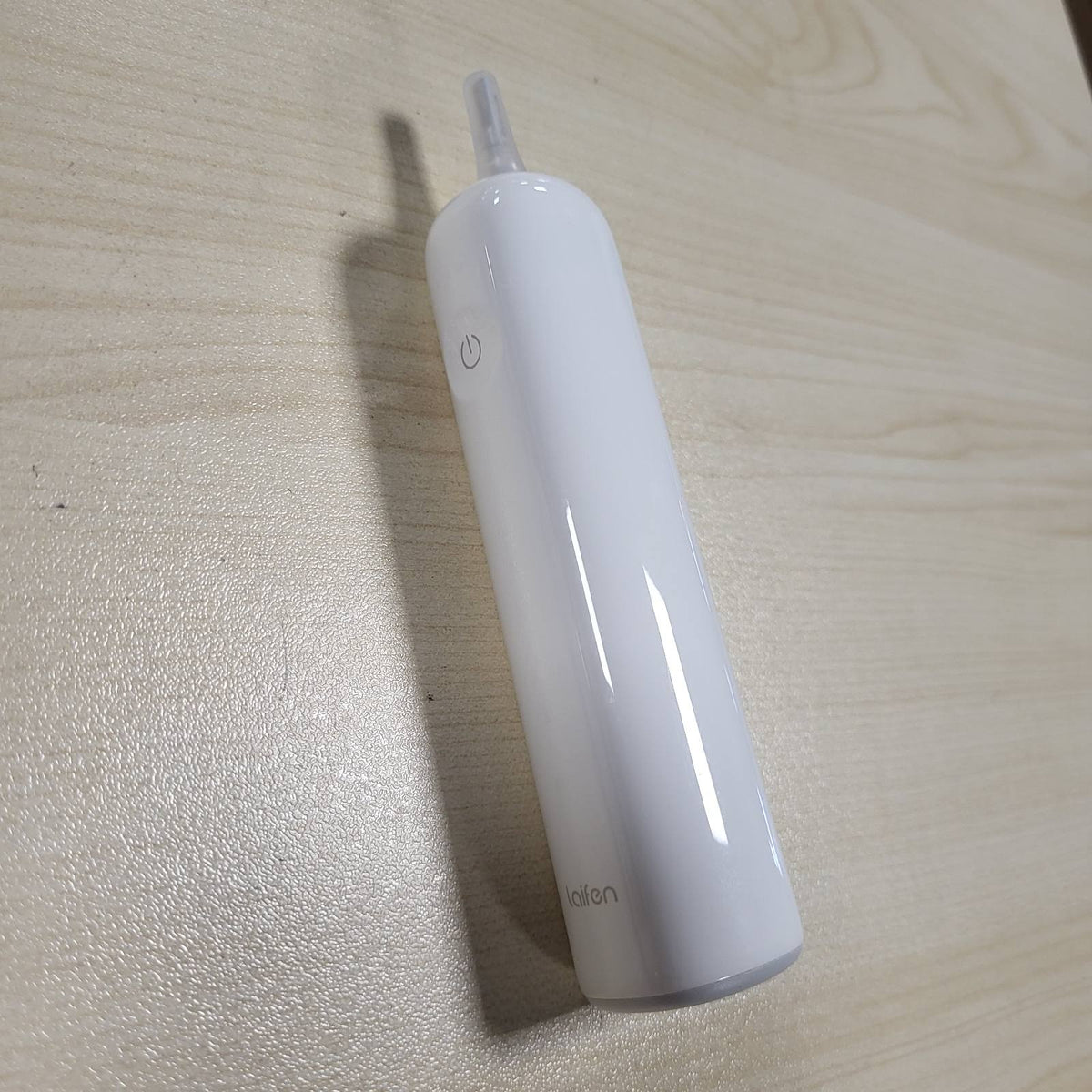296569 - Laifen Wave Special Sonic Furçë dhëmbësh elektrike me lëkundje dhe dridhje, e aktivizuar me aplikacion, 2 koka zëvendësuese, IP68 e papërshkueshme nga uji, ideale për udhëtim (gri)