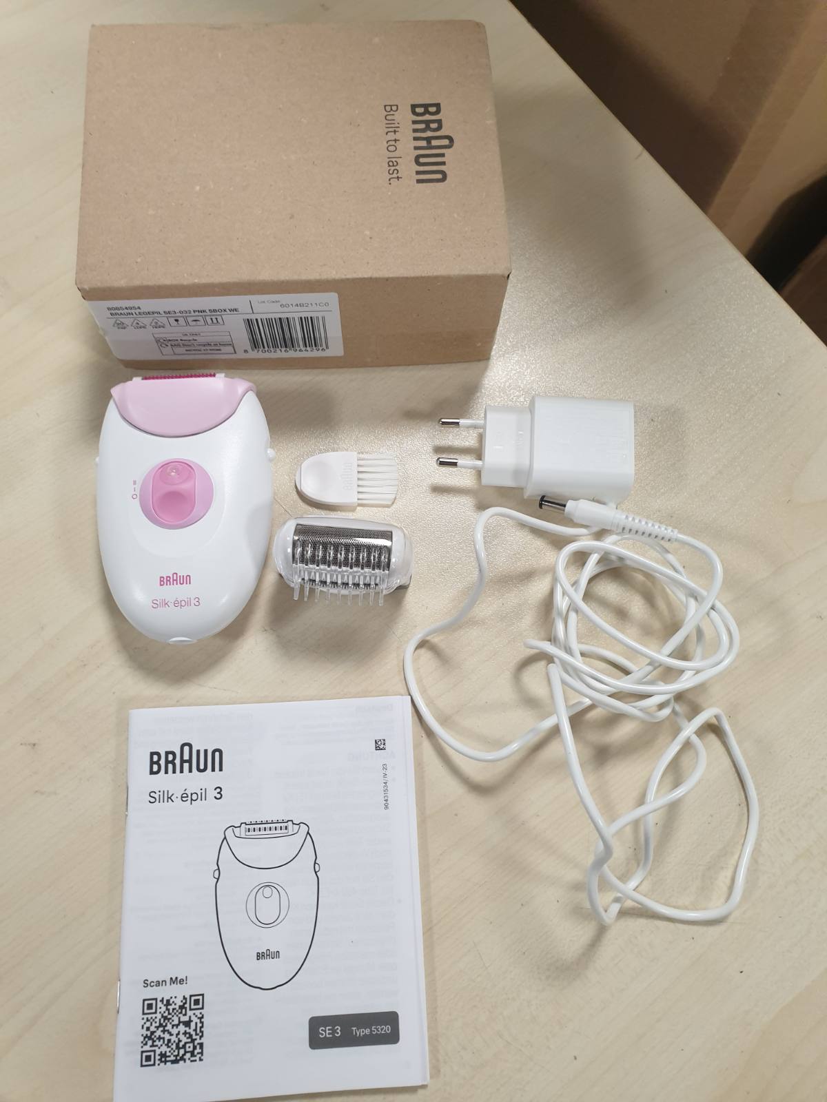296622 - BRAUN Depilator Silk·épil 3 Ladyshaver për Gra, 3-032, Rozë.