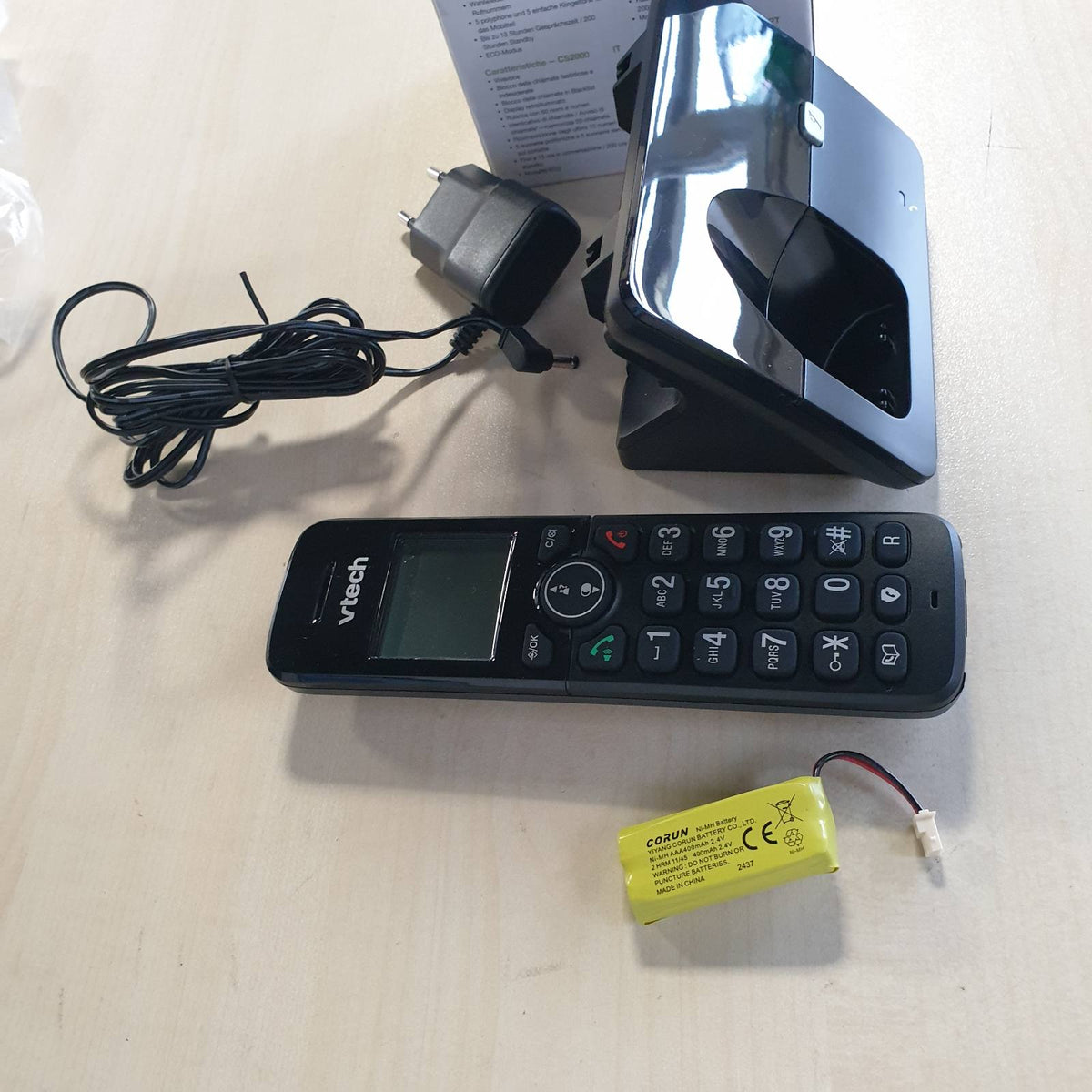 299582 - VTECH Telefon DECT pa tel CS2000, për përdorim në shtëpi, bllokues për thirrjet e padëshiruara, rreze deri në 300 m, identifikim i thirrësit, thirrje në pritje