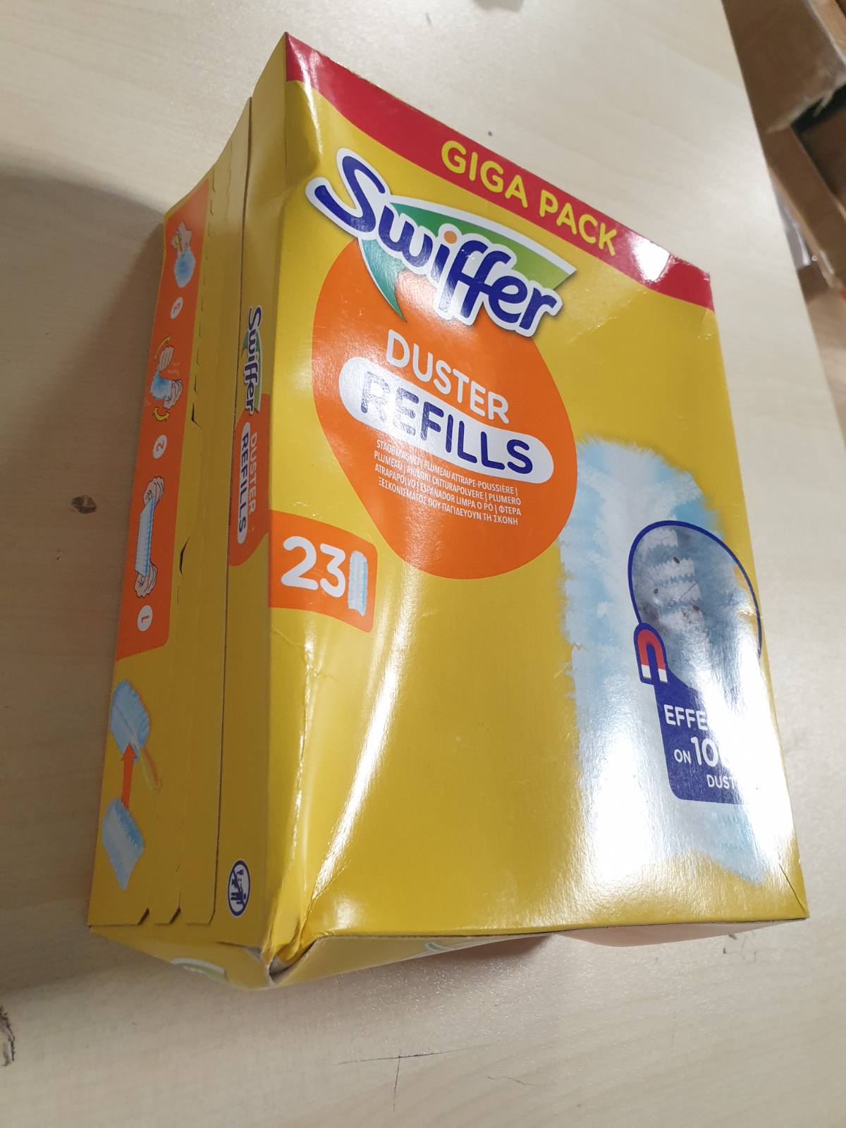 301055 - SWIFFER Mbushëse për fshesa pluhuri, 23 njësi, kap pluhurin, papastërtinë, qimet dhe alergjenët, doreza shitet veçmas.