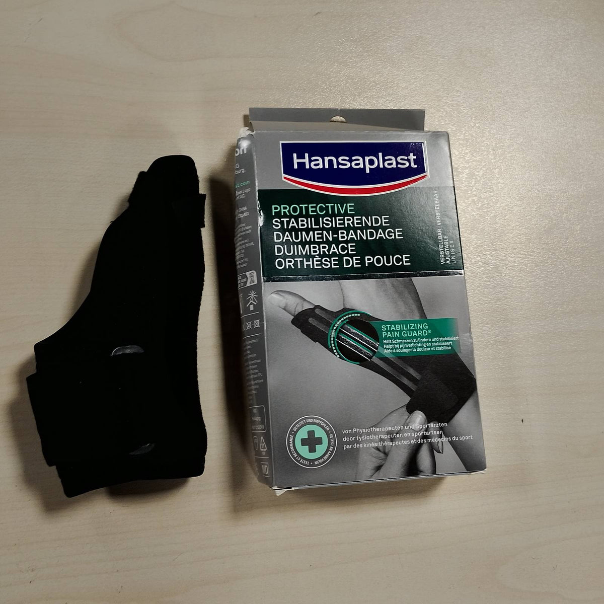 302196 - HANSPLAST Fashë stabilizuese mbrojtëse për gishtin e madh, Unisex