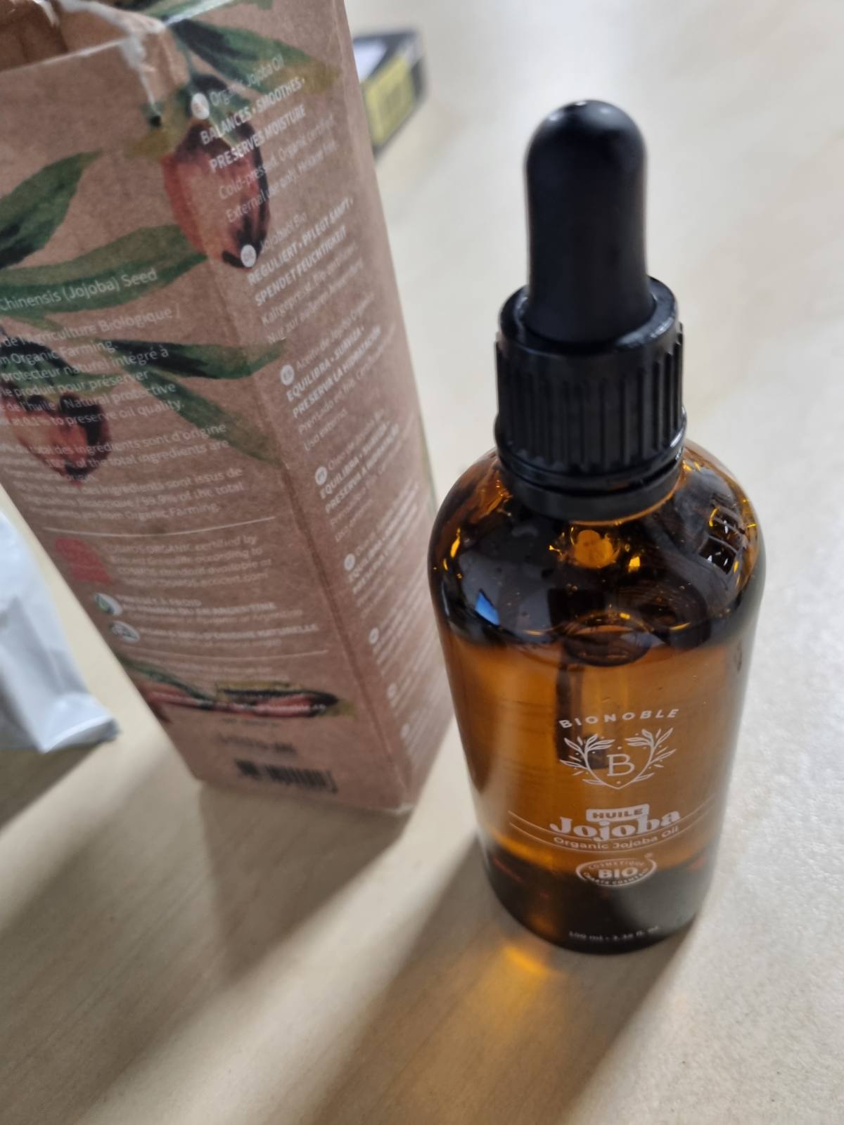 306424 - BIONOBLE Vaj organik jojoba i shtypur në të ftohtë - Flokë, fytyrë, trup, mjekër - 100 ml