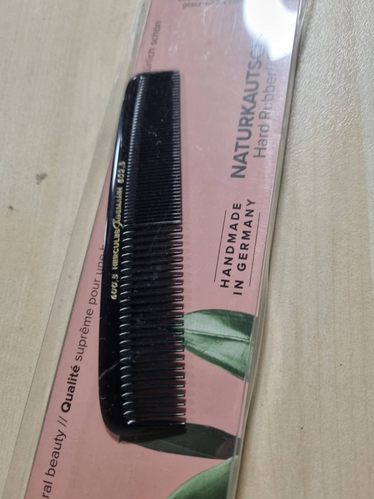 306779 - HERCULES SAWMAN Krehër prerës flokësh premium, gome natyrale, 7 inç