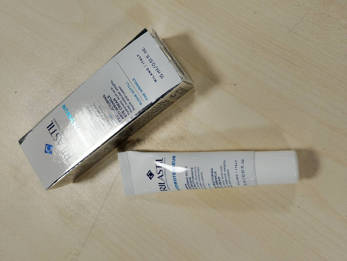 307552 - RILASTIL Krem Hydrotenseur Anti-Rrudha për Konturin e Syve, Hidratues dhe Ushqyes, Veprim i Trefishtë Kundër Plakjes, Kundër Ënjtjeve, Kundër Rrathëve të Errët, Ristrukturues, 15 ml