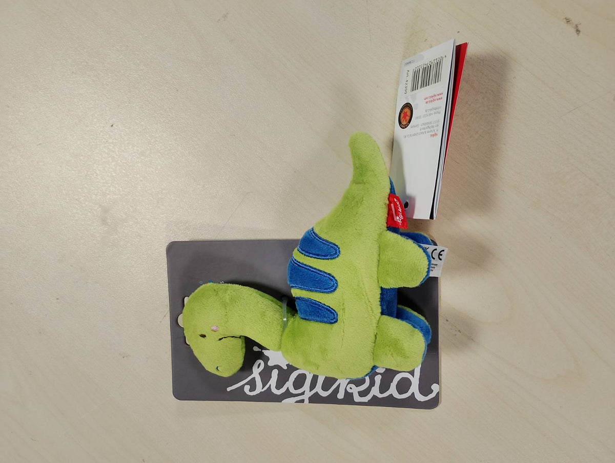 308079 - SIGIKID Lodër për fëmijë 42300 Squeaky Dino Red Stars, e rekomanduar që nga lindja, jeshile