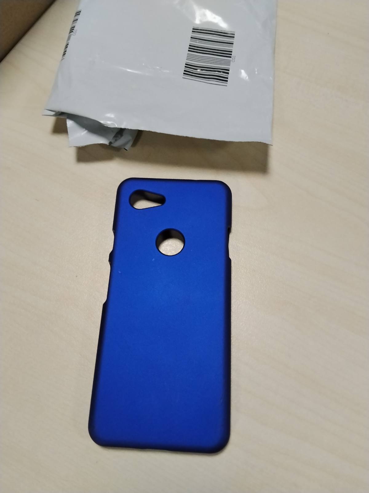 309248 - Kuti mbrojtëse për Google Pixel 3A, 14.2 cm (5.6 inç), ultra e hollë, mbështjellëse e fortë, mat, e gomuar, blu