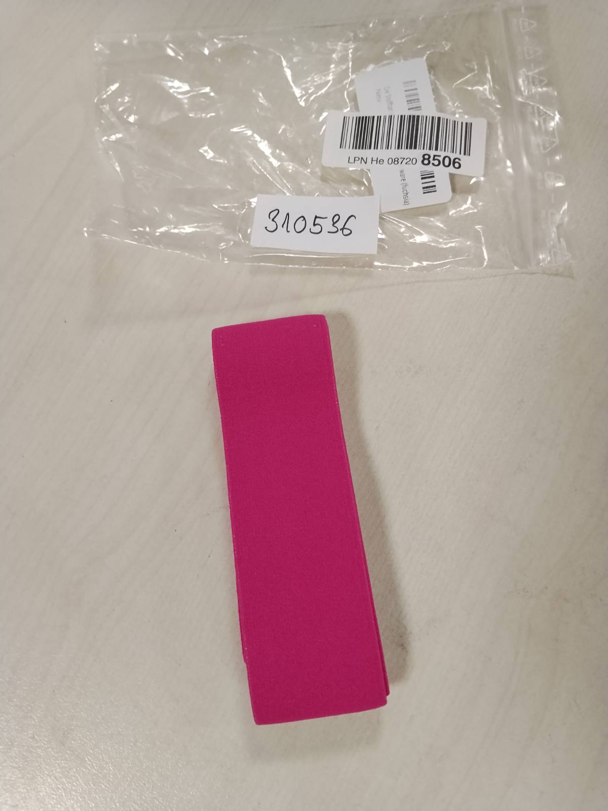 310536 - The Fabric Aunt Elastik 40 mm, ngjyrë fuksia, shitet me metër