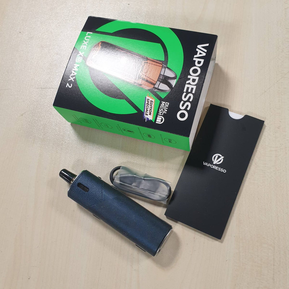 311250 - VAPORESSO Për LUXE XR Max 2 Kit Origjinal 80W 3200mAh + 5ml LUXE XR POD Cartridge MTL- DTL GTX 0.2ohm + 0.8ohm Coil, Pa nikotinë, Pa lëng elektronik (Pelle Rosso Imperiale)