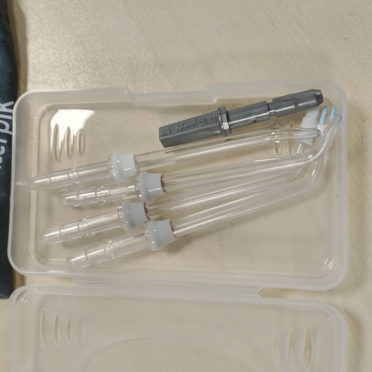 315291 - Advanced Pastrues Dentar pa Tel, Sfungjer Uji Portativ i Rikarikueshëm me Kabllo USB, heq Pllakën, 3 Nivele Presioni, E Bardhë (WP-580EU)