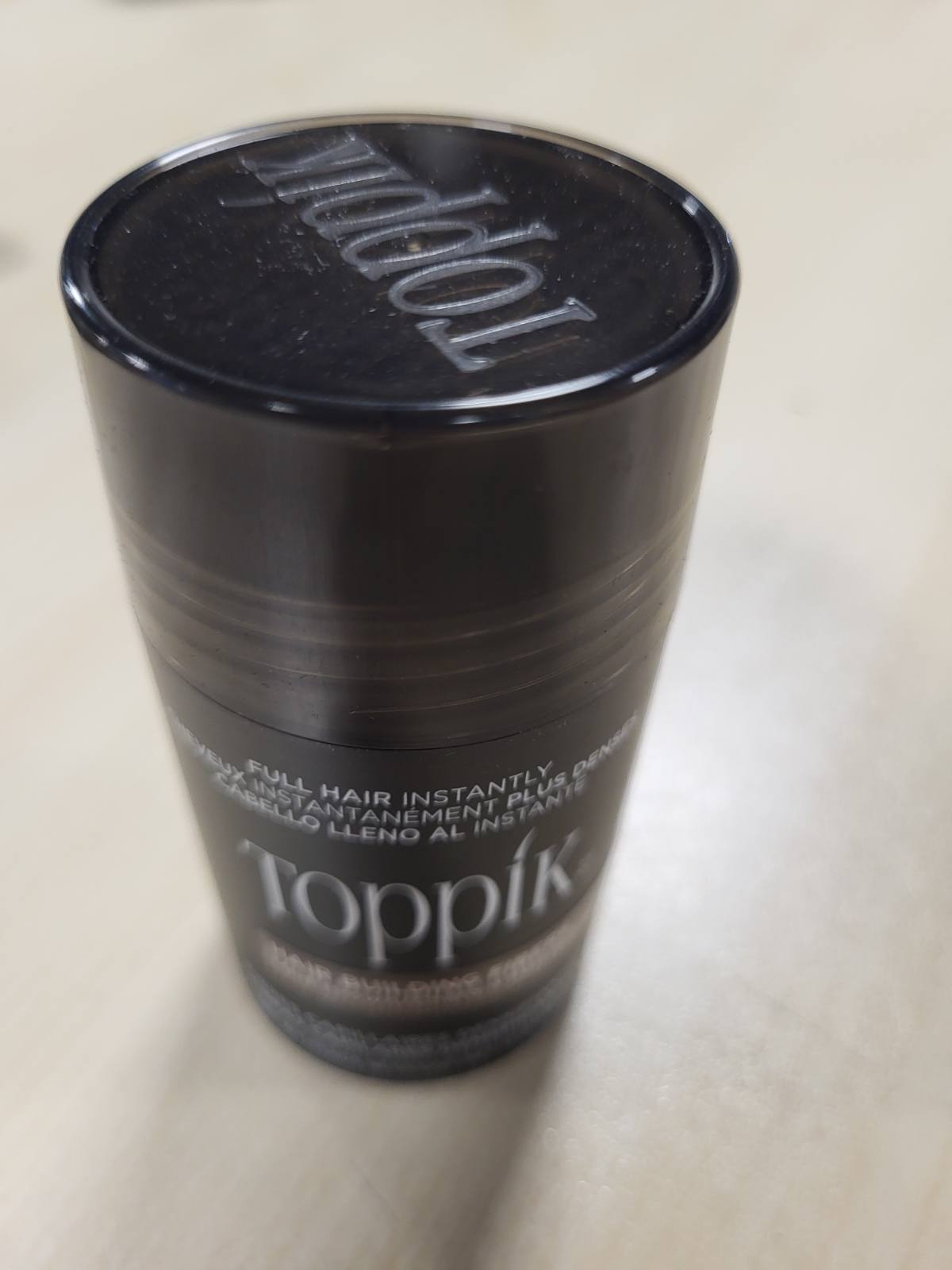 316583 - TOPPIK Fibra Trashëse për Flokët me Bazë Keratine, Ngjyrë Kafe e Errët - 12g - Flokë me Pamje Natyrale më të Trasha - Për Trashje të Rrënjëve, Vijës së Flokëve, Mjekrës dhe Tullacisë