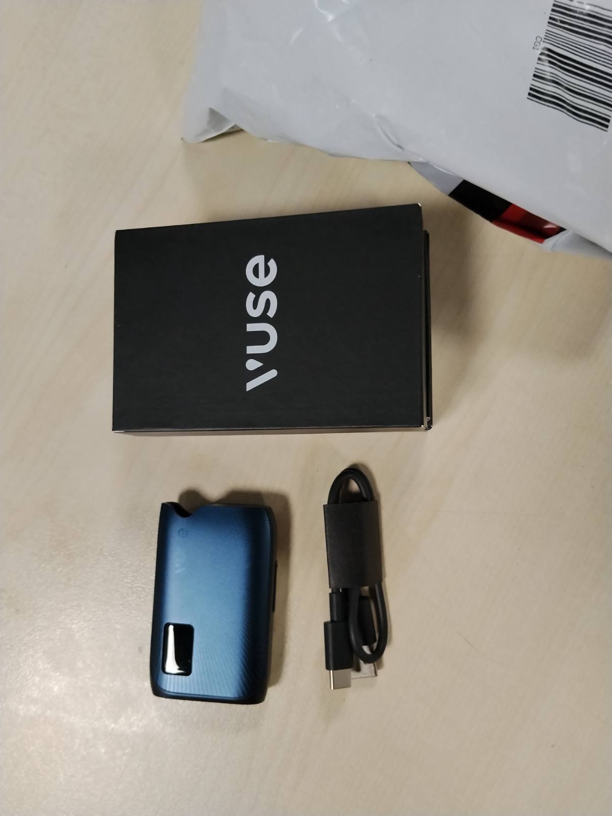 316834 - VUSE ULTRA Cigare elektronike, kit i plotë, avullues elektronik rikarikueshëm, prodhim avulli i rregullueshëm, ngjyra: blu