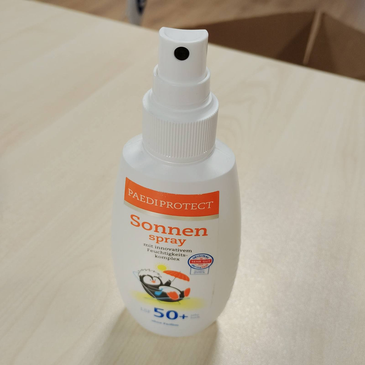 318339 - PAEDIPROTECT Sprej dielli për fëmijë dhe bebe SPF 50+ 150 ml | Sprej mbrojtës nga dielli pa aromë për fytyrën dhe trupin | Kundër rrezatimit UVA/UVB | Vegan | Pa mikroplastikë