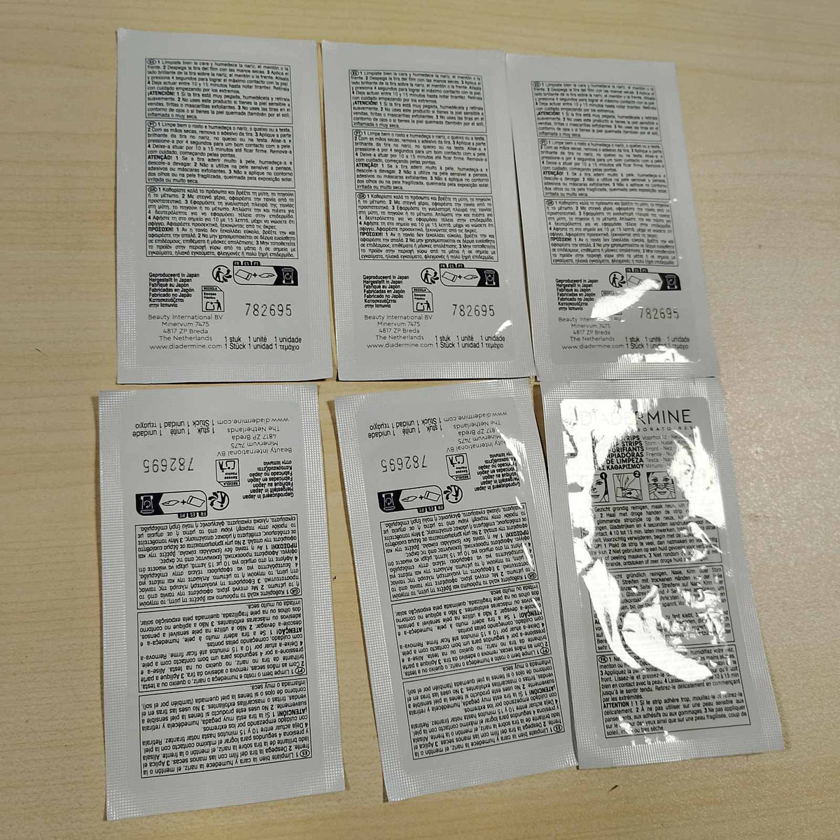 319014 - DIADERMINE 6 Shirita Pastrues për Fytyrën - Kundër Pikave të Zeza, për lëkurë normale deri të kombinuar