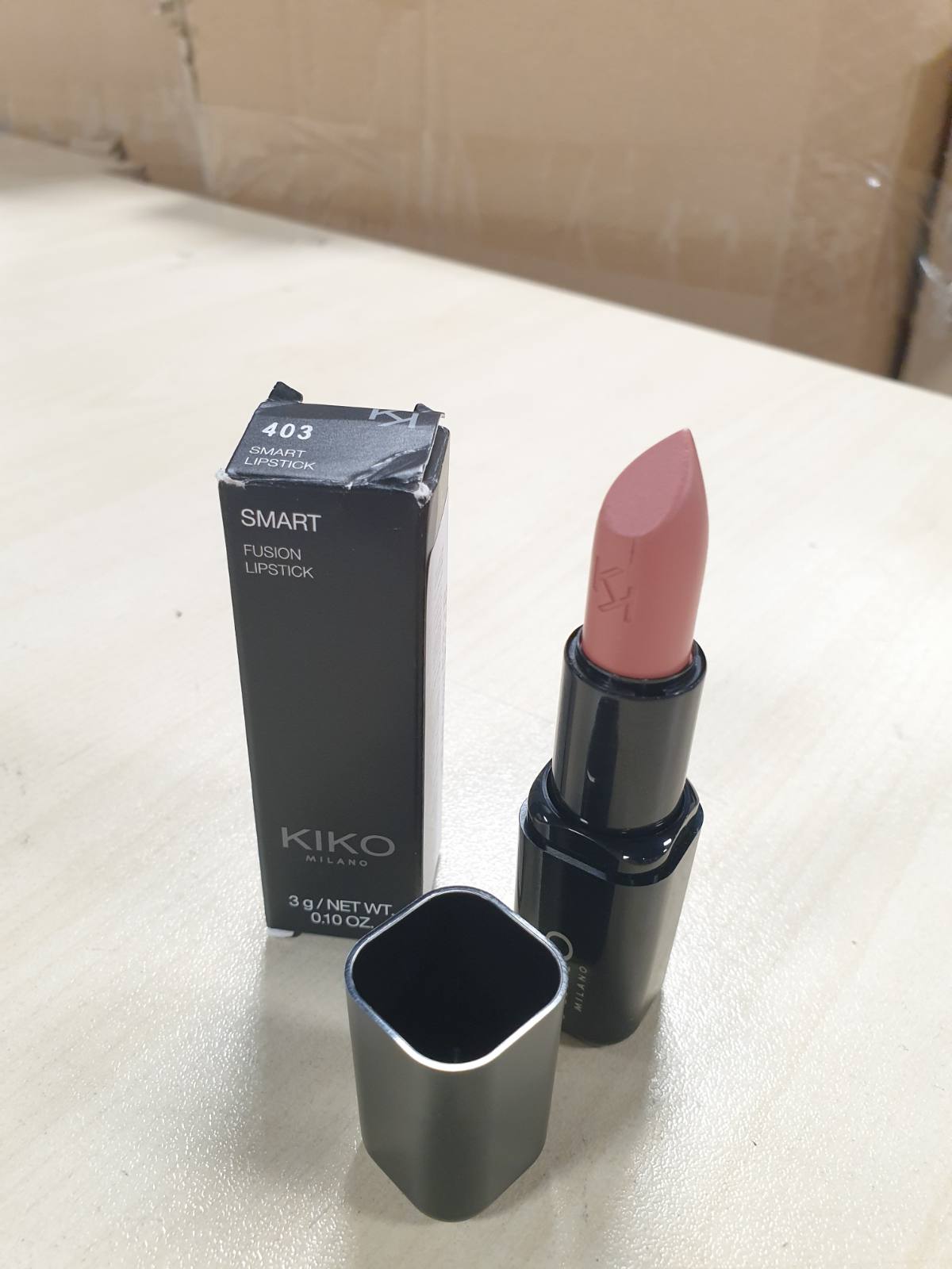 319100 - KIKO MILANO Smart Fusion Lipstick 403 - Buzëkuq i Pasur dhe Ushqyes, 403 Soft Rose