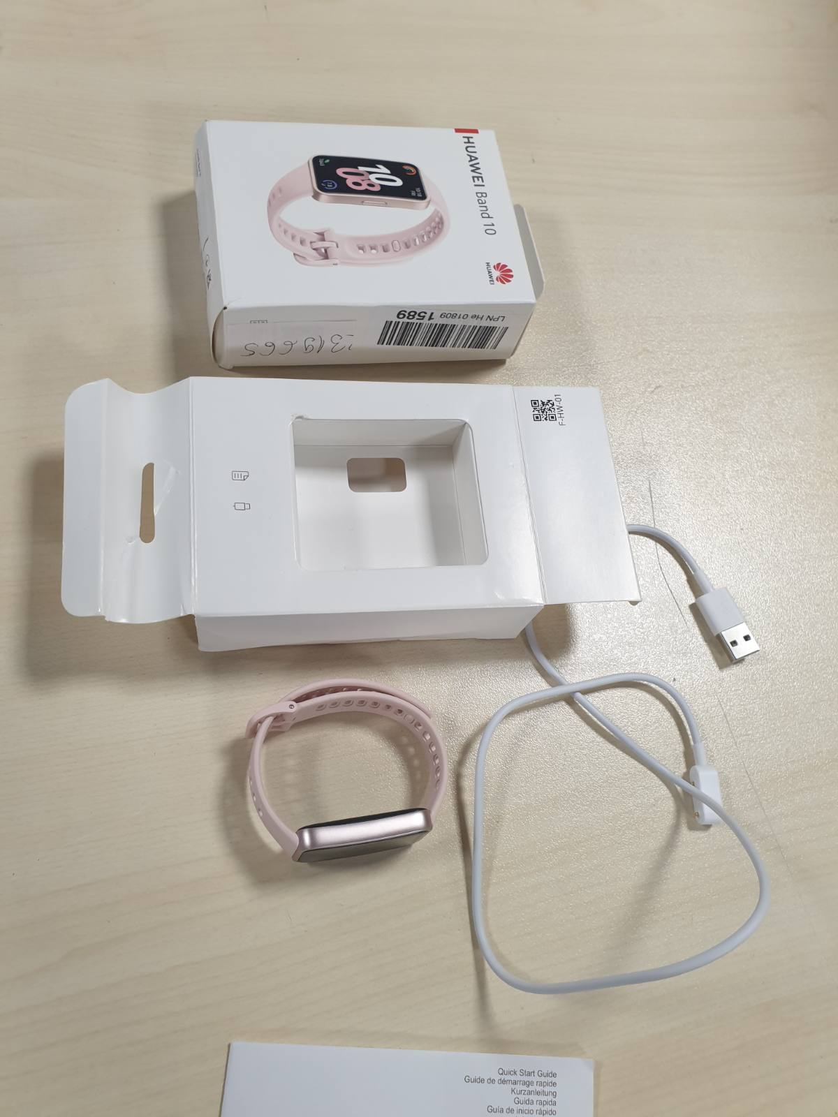 319665 - HUAWEI Ora inteligjente Band 10, monitorim fitnesi me inteligjencë artificiale, analizë gjumi, ndryshueshmëri mesatare e rrahjeve të zemrës (HRV), jetëgjatësi baterie deri në 14 ditë, për iOS dhe Android, Rose
