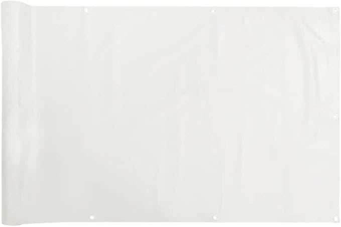 265083 - vidaXL Ekran Privatësie për Ballkon 700x75 cm PVC Ngjyrë e Bardhë