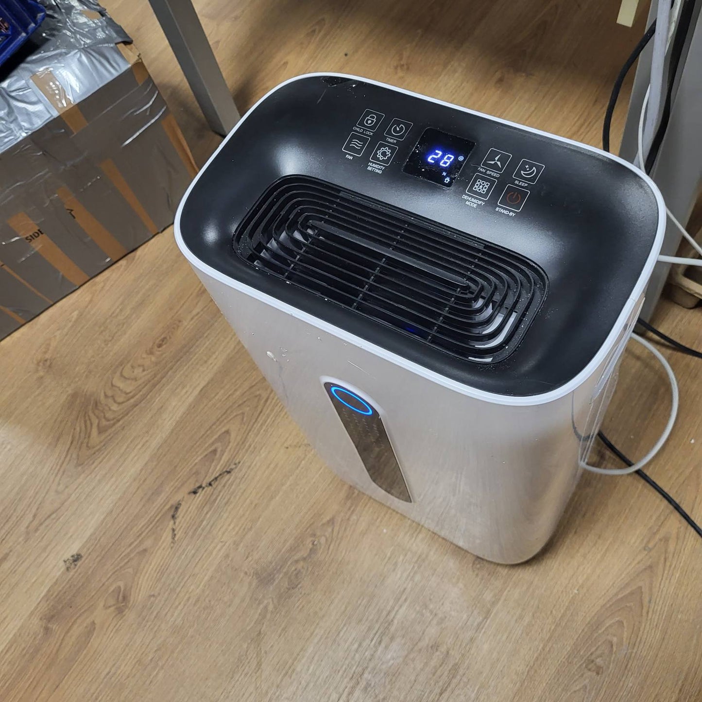 320826 - Nyxi - Tharëse ajri 20L/Ditë për shtëpi, Sensor Dixhital Lagështie, Rezervuar uji XL 6.5L, fikjen automatike, kohëmatës 24 orësh