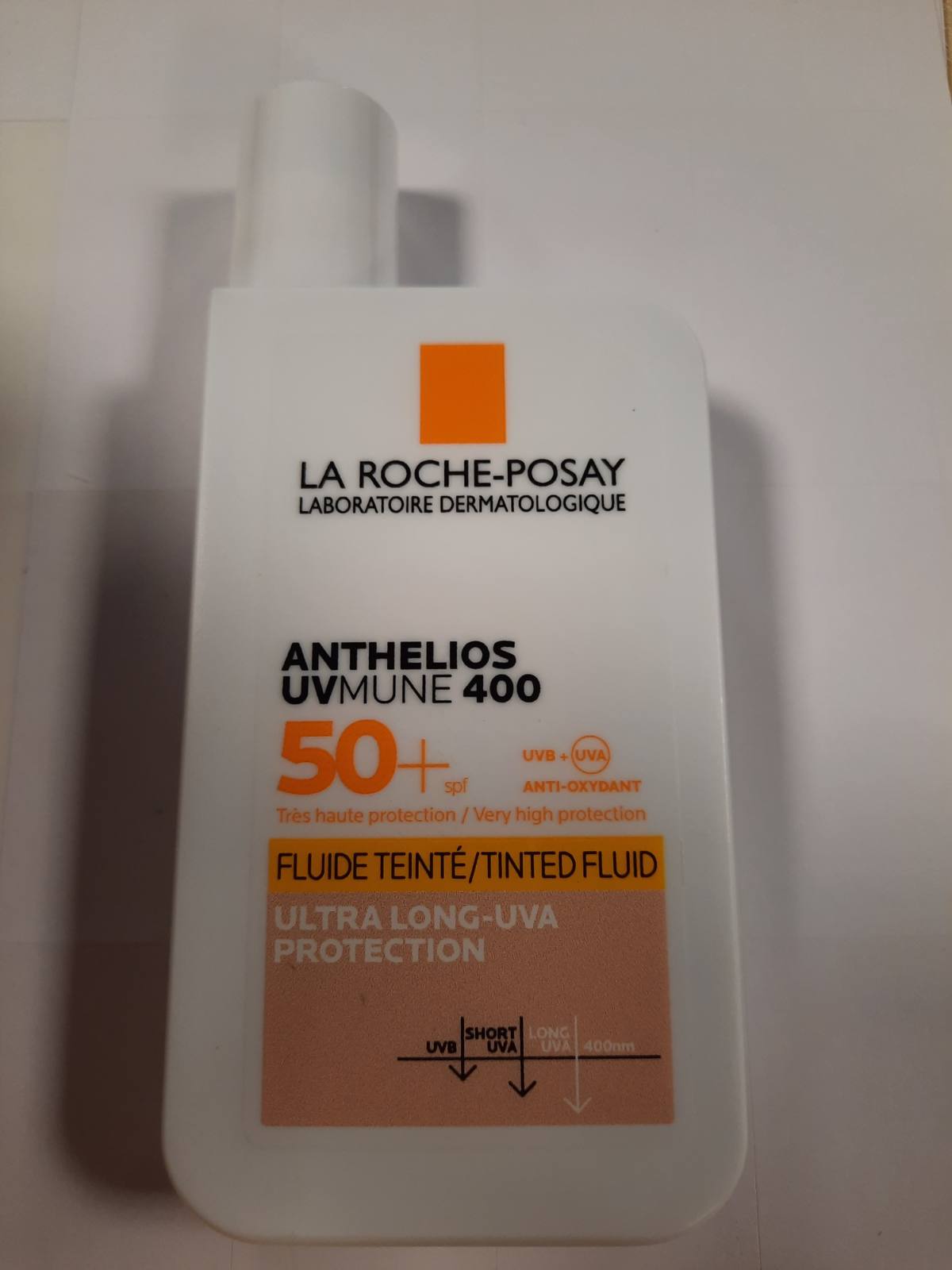 321430 - LA ROCHE-POSAY Anthelios Invisible Fluid, UVMune 400, SPF 50+, 50 ml, lëng mbrojtës nga dielli për lëkurë të ndjeshme