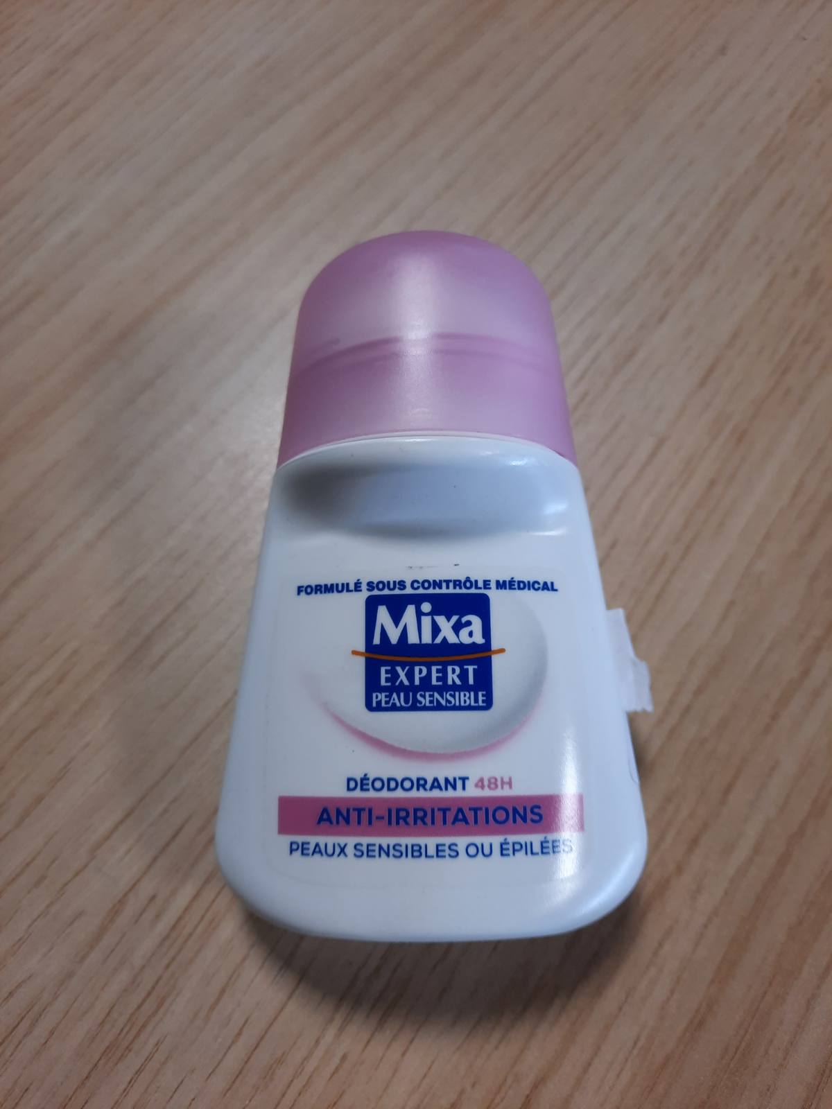322153 - MIXA Deodorant Roll-On 48h Anti-Irritacion, 0% Alkool
