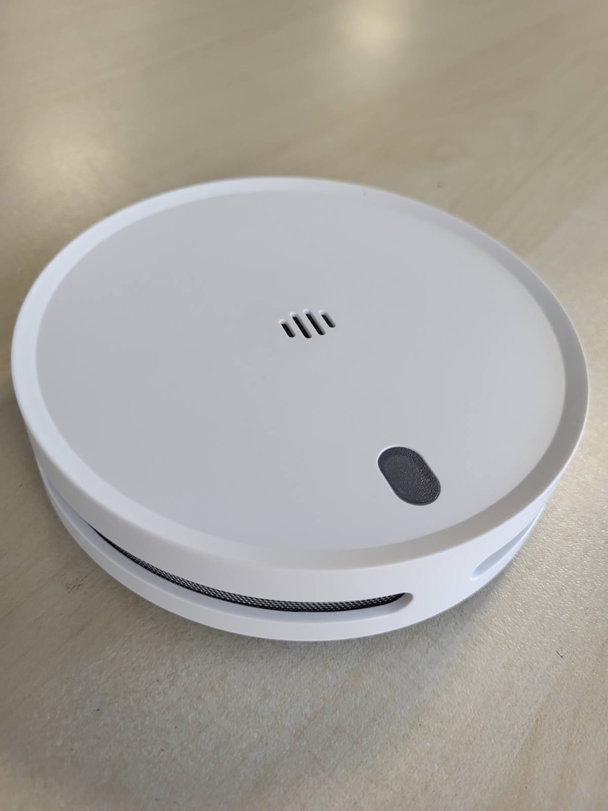 322388 - MEROSS Detektor tymi i lidhur, Alarm zjarri Wi-Fi me sensor optik të dyfishtë, Njoftim aplikacioni, Rrjetë insektesh 0.8 mm, 33 mm, Kërkohet qendër, 1 copë