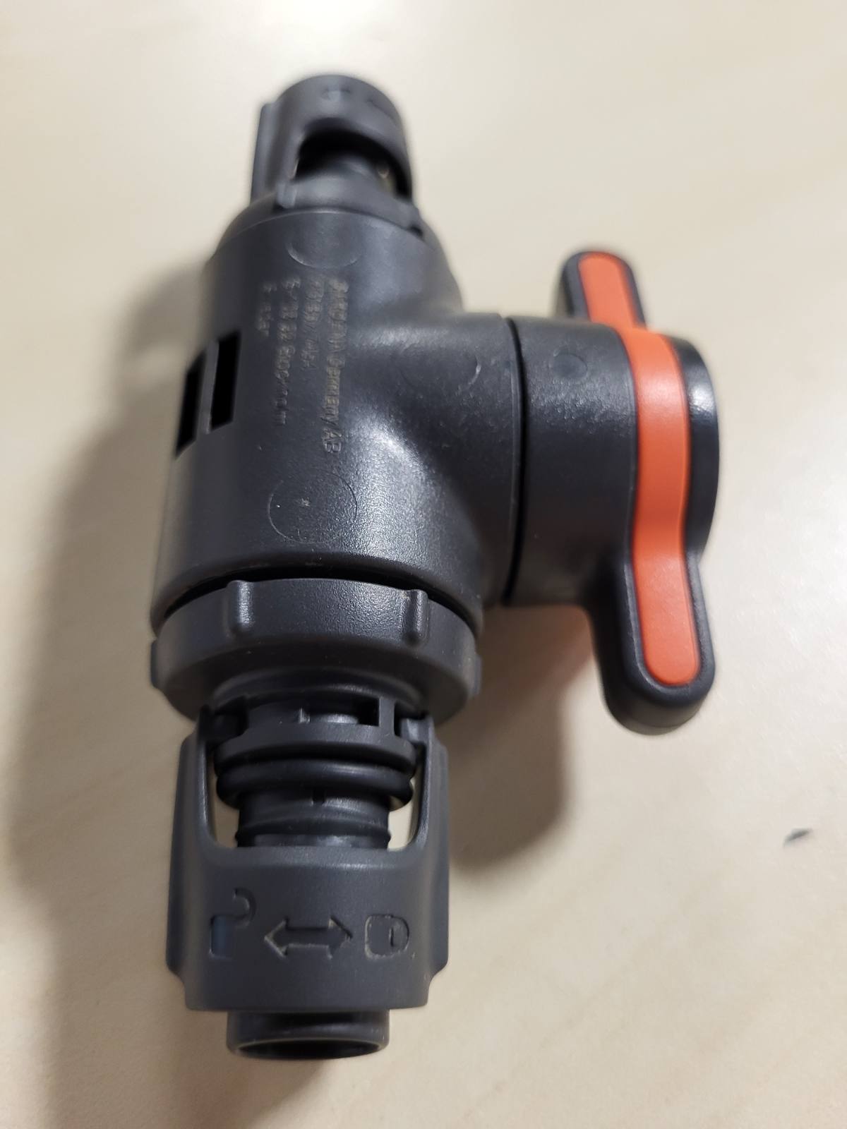 322674 - GARDENA Valvula rregulluese dhe mbyllëse Micro-Drip-System 13 mm (1/2 inç): Mbyllje e thjeshtë e tubave dhe rregullim i pandryshueshëm i rrjedhës së ujit, aksesor për shtrimin dhe tubacionet me pika (13207-20)