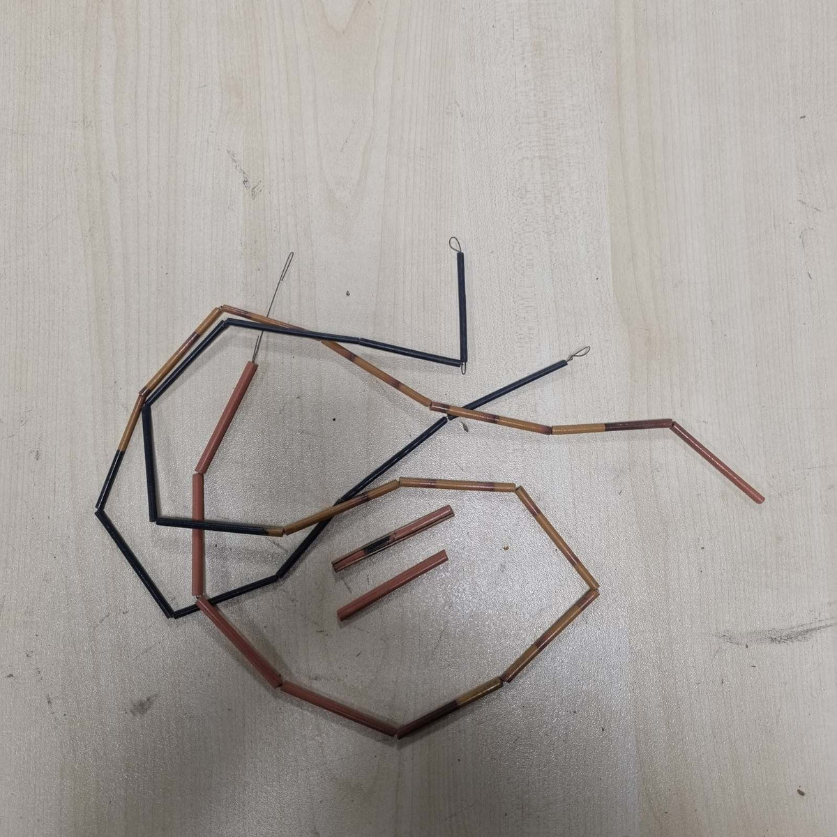 334261 - PERDE DERE ME INSEKTE DHE PRINTIM PALME 90x220 CM BAMBU
