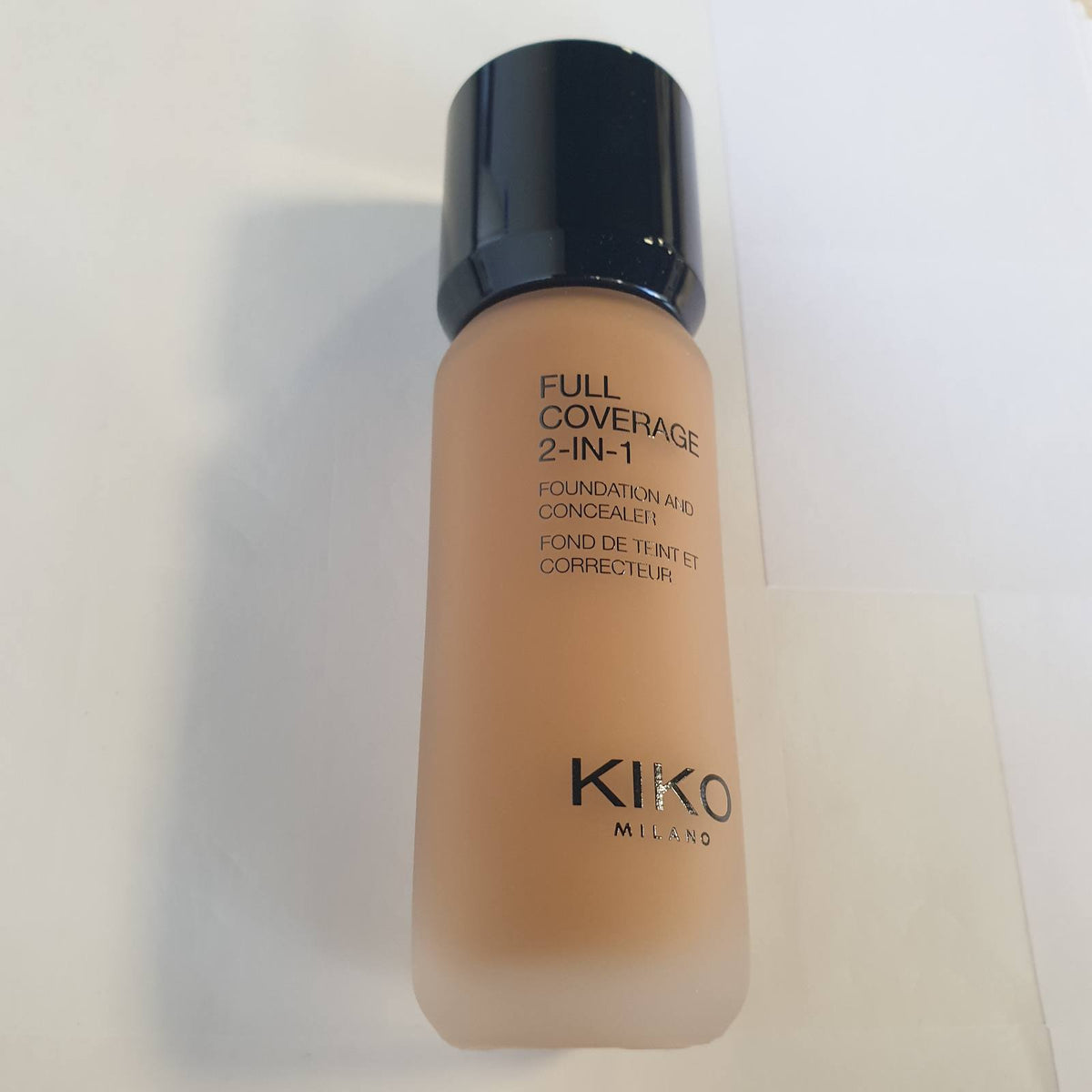 336402 - KIKO MILANO Fondatinë dhe Korrektor 2 në 1 Wb105, Mbulim i Plotë, Mbulim i Lartë