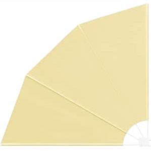 334292 - VIDAXL Mbulesë Privatësie për Ballkon 115 x 115 cm, Ngjyrë Rërë Poliesteri