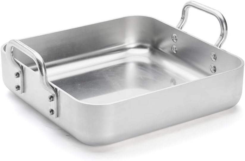 226082 - DE BUYER Plat a rotir rectang. alu. 30x30 cm, gri