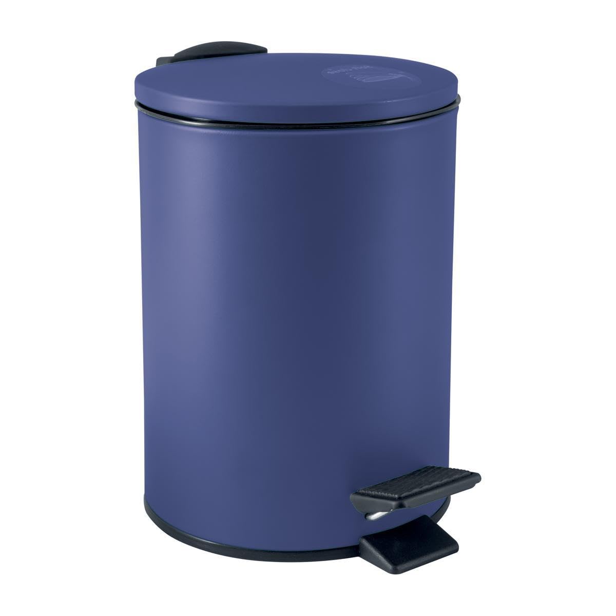 247371 - Spirella Kosh kozmetik prej çeliku inox, 3 litra, mekanizëm mbylljeje të butë, kovë të brendshme, Adelar, blu e errët