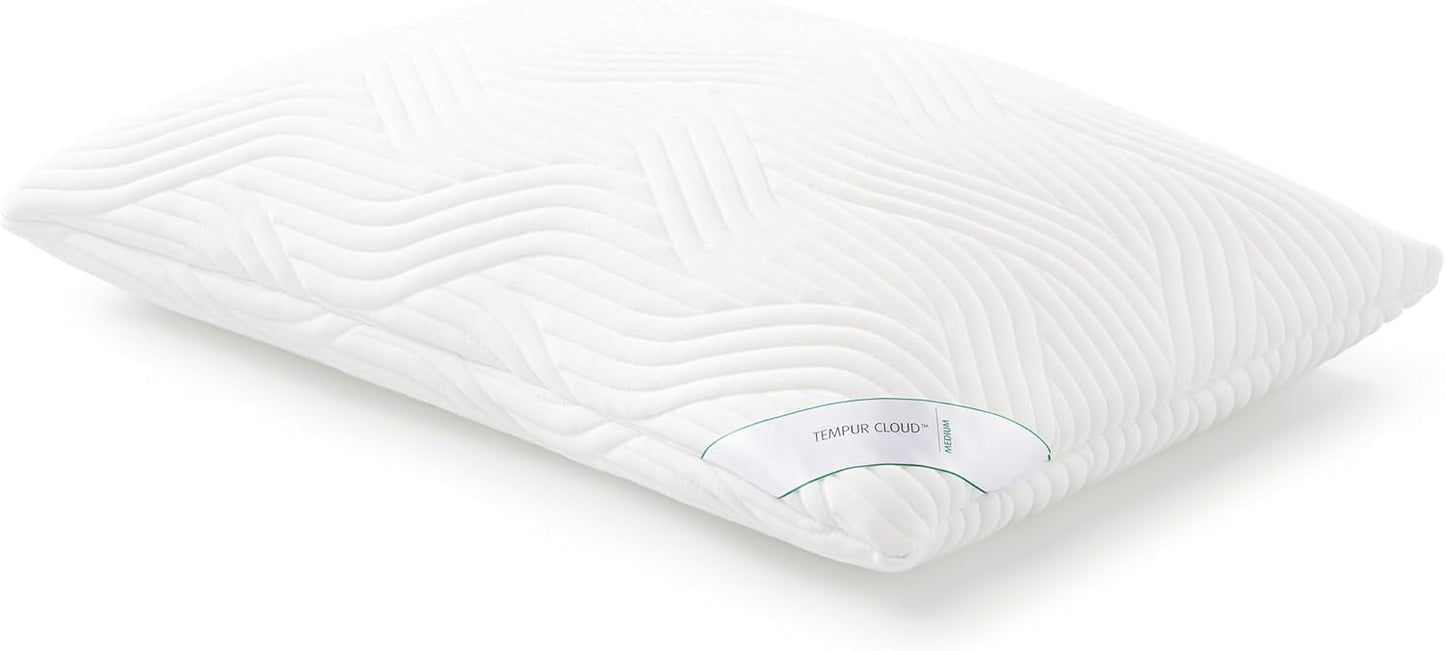 226053 - TEMPUR Jastëk Cloud Medium, 74cm x 50cm, mbështetje tradicionale mesatare, material me mikro-jastëkë, përshtatet me formën e kokës dhe qafës