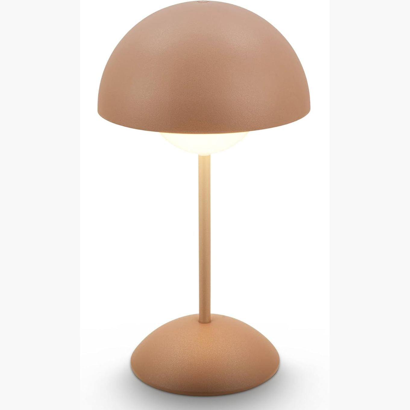 240164 - BRILONER Llambë Tavoline LED Pa Tel IP44, 16 x 29 cm, Ngjyrë Kafe