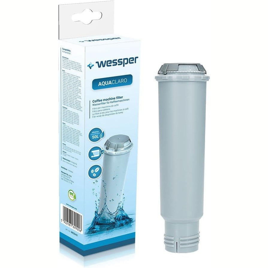 221076 - WESSPER Fisheku i filtrit AquaClaro zëvendëson Krups F088 për TCZ6003, TZ6003, Krups, Bosch, Siemens