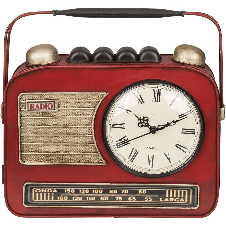 217951 - RADIO ME ORË NGA KUTIA METALIKE BLU E ÇELËSAVE