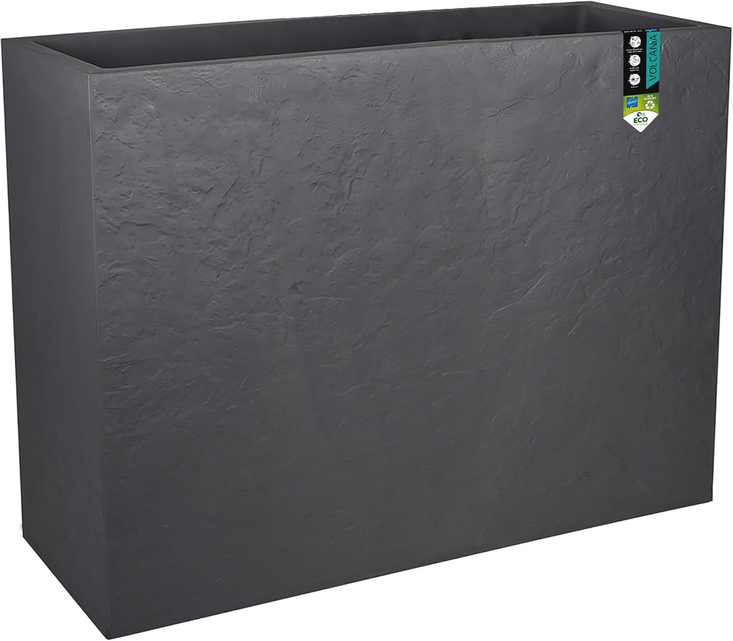245055 - EDA Vazo muri Loft XL Volcania, 63L, 99 x 29 x 78 cm, Gri antracit, Përdorim të brendshëm dhe të jashtëm
