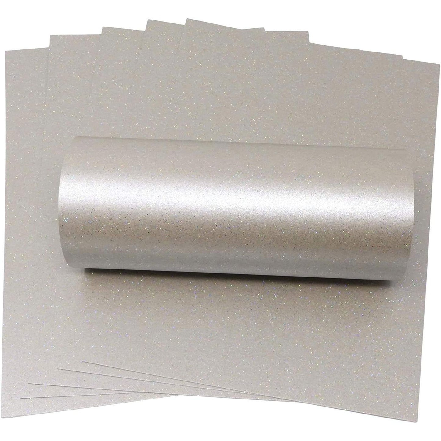 220670 - LETËR ME SHKËLQIM MERCURY SILVER, A4, 120 g/m², 10 FLETË