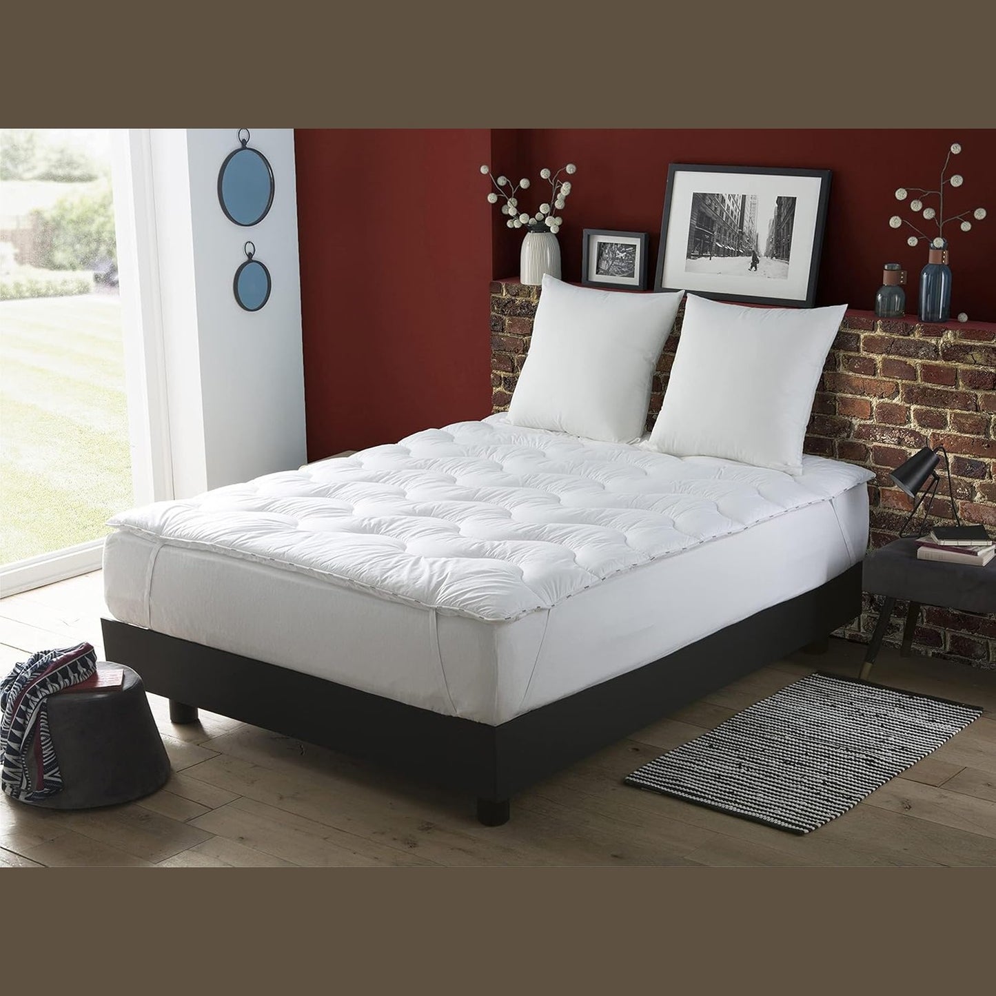 217147 - DODO Mbulesë Dysheku Ultra Comfort 160x200 cm, Mikro-Ajrosës, 100% Poliester, Lahet në 40°C