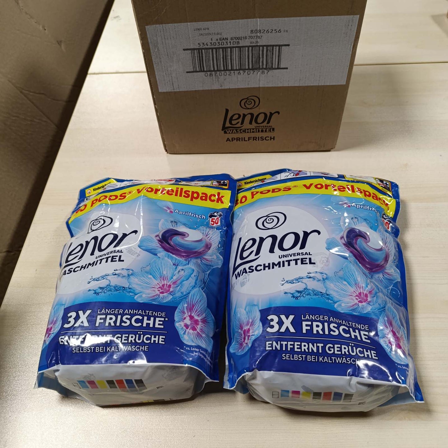 316519 - LENOR, Kapsula detergjenti për larje rrobash, 100 larje, April Fresh, detergjent shumëpërdorimësh, freski që zgjat