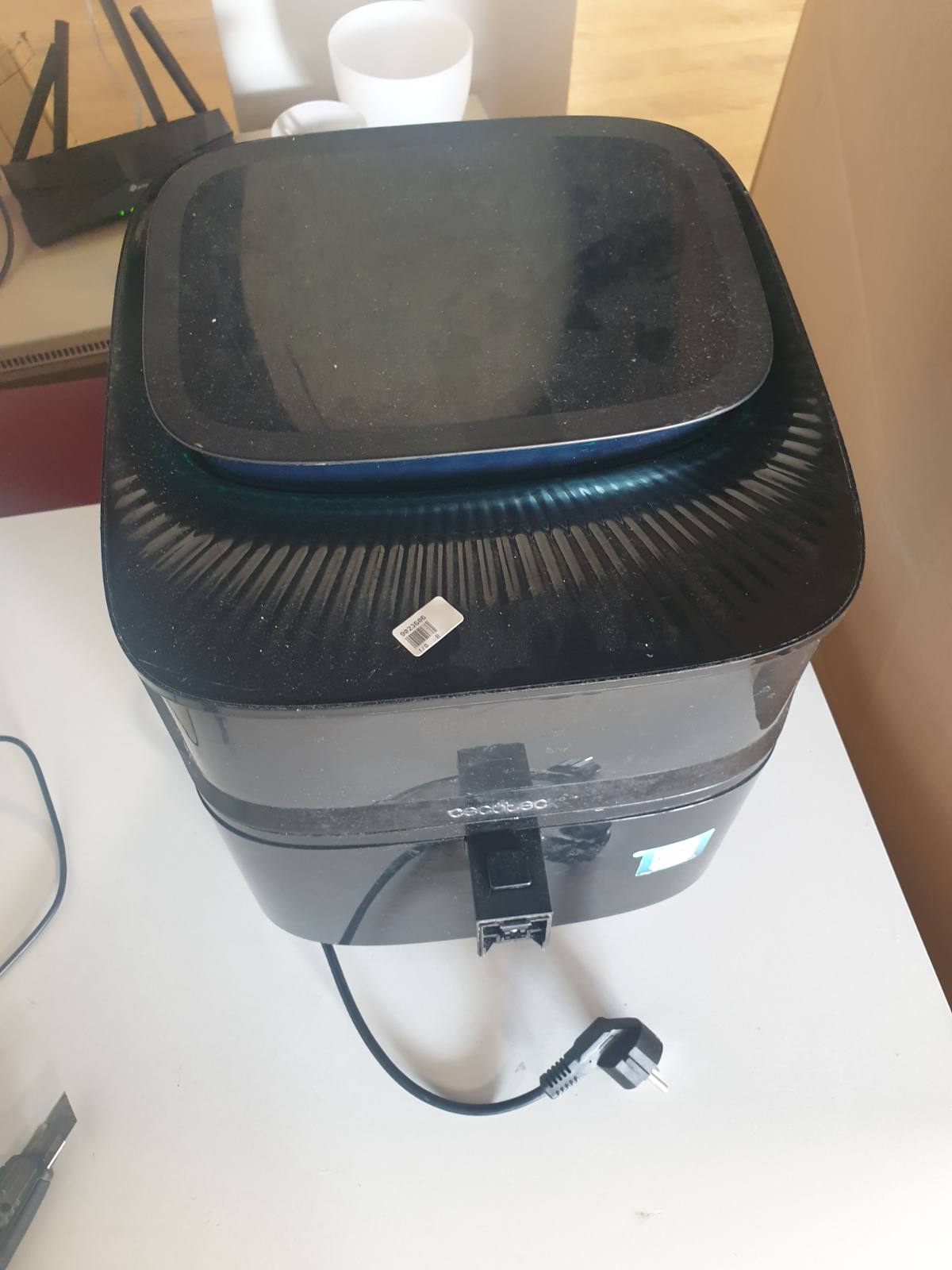 320784 - CECOTEC Fritezë ajri pa vaj Cecofry Mist 7000, 7L, 1700W, 4-në-1: Fritezë, avullues, fermentues, tharës, kapacitet uji 1.4L, 8 mënyra, 40-200ºC