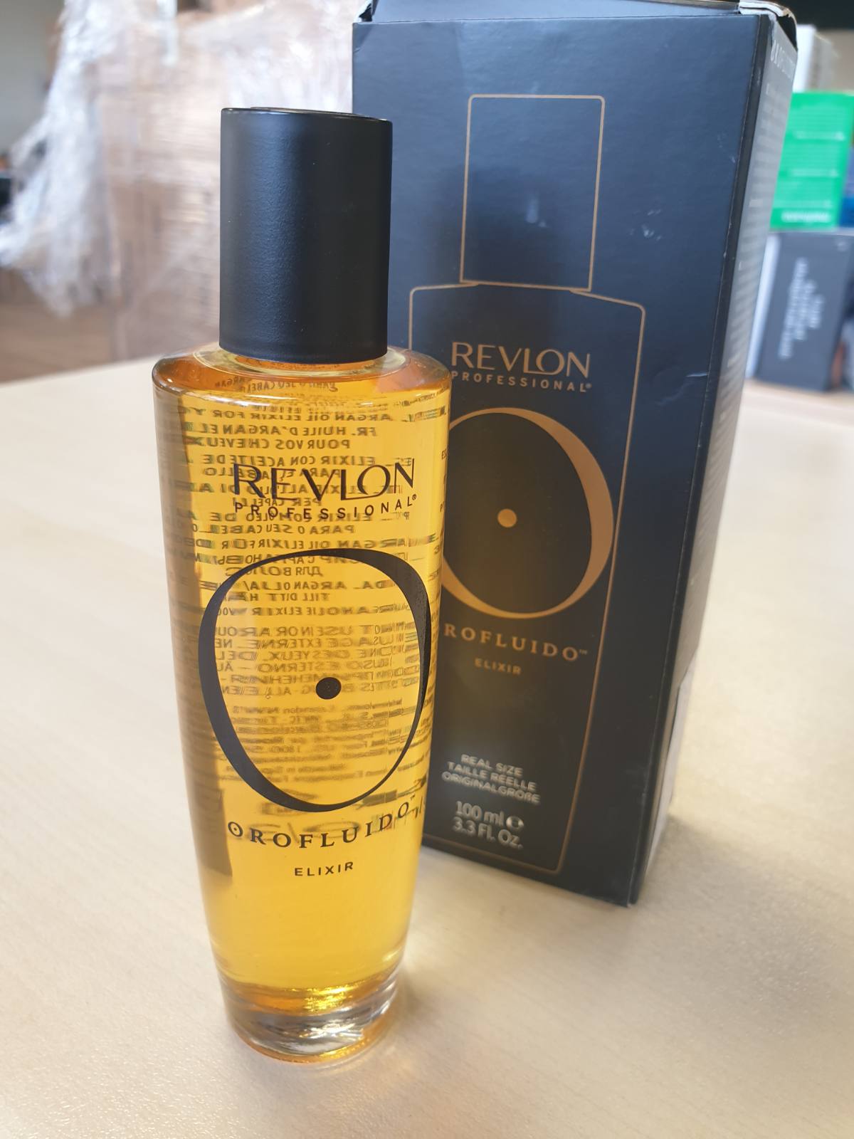 297856 - REVOLON PROFESSIONAL Orofluido Argan Oil Elixir, 100 ml, kujdes flokësh pa shpëlarje me vaj argani, vegan