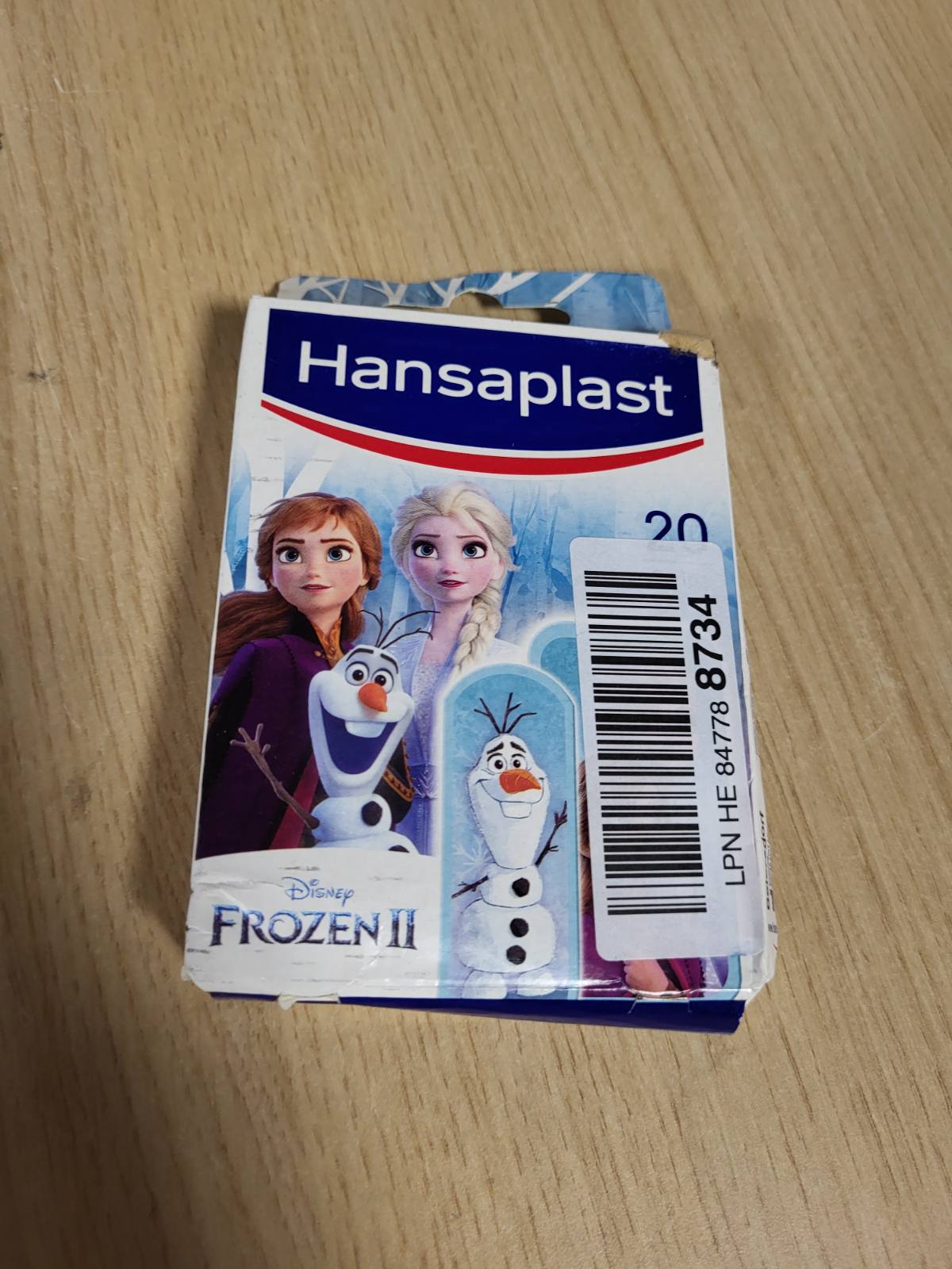 275997 - HANSAPLAST Kids FROZEN 2 Flastra për Fëmijë (20 Shirita) | Flastra për Plagë me Motive Disney