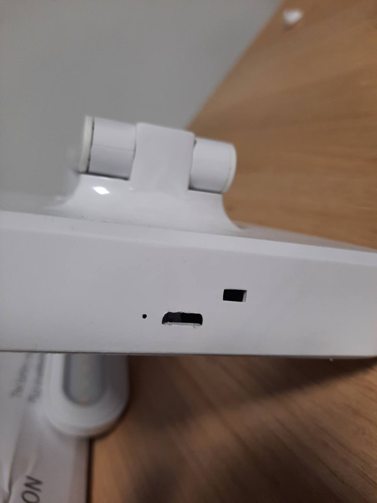 185262 - DIBONIUR Llambë LED për Tavolinë pa Tel, 2400mAh Bateri, 3 Temperatura të Rregullueshme, Shkëlqim 15-100%, Kontroll Prekje, e Palosshme, Mbrojtje për Sytë, për Zyrë ose Komodinë