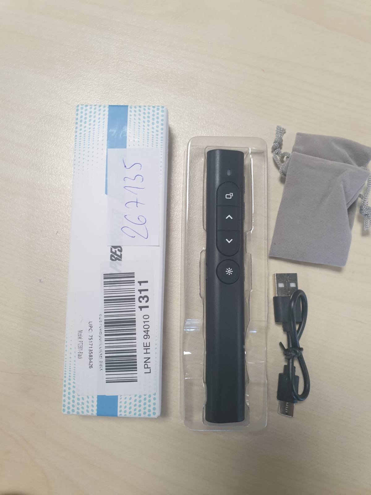 267135 - ELZLE Telekomandë Prezantimi, Klikues Pa Tel, Rikarikues, Hiperlidhje dhe Kontroll Volumi, i Përputhshëm me Mac, PC, Laptopë