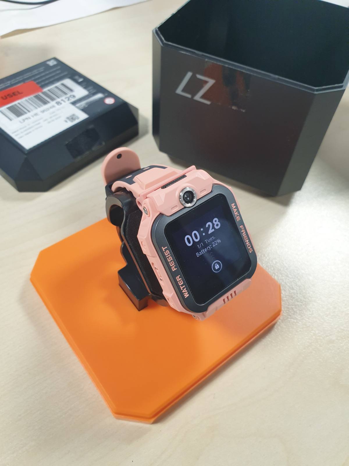 276038 - IMOO Ora inteligjente Z7 për fëmijë, 4G me GPS, video HD, thirrje zanore, IPX8, Rozë e çelët