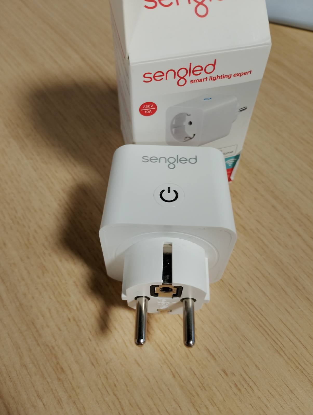 188447 - SENGLED Priza Inteligjente e Pajtueshme me Matter, Çiftëzim i Menjëhershëm, Mbështet Deri në 2300W, Wi-Fi 2.4GHz, Përdorim me Alexa, 1 Pako