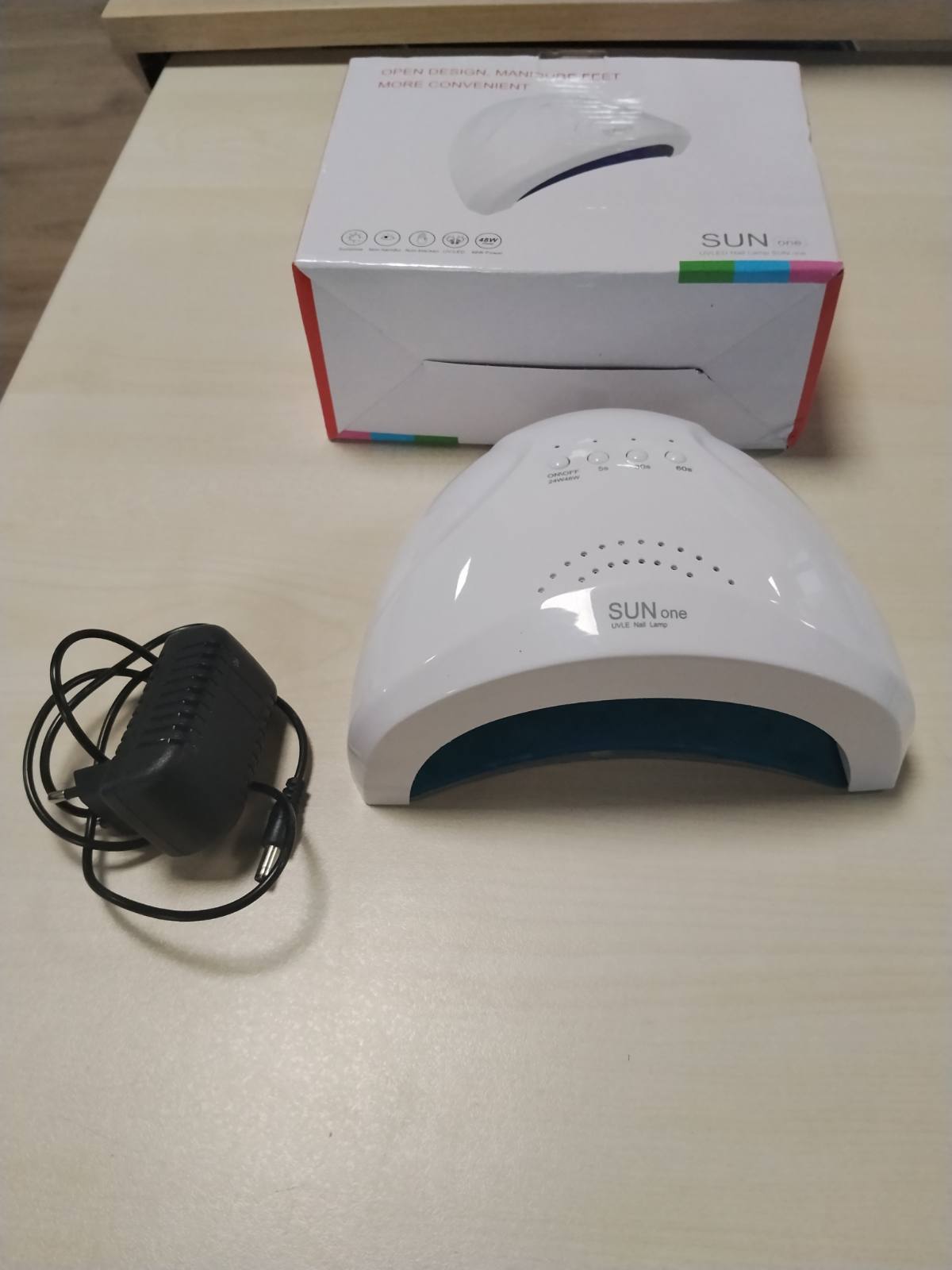 297400 - Llambë thonjsh UV LED, tharëse thonjsh gjysmë e përhershme 48W për manikyr dhe pedikyr