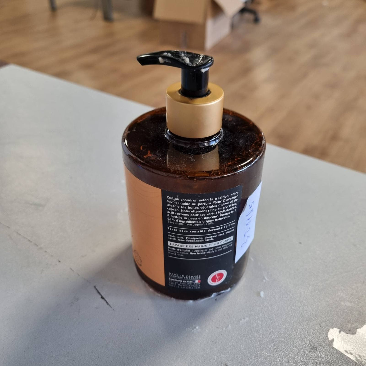 301185 - LA CORVETTE - Sapun i lëngshëm La Corvette Orange Blossom - 500 ml - Sapun për duar dhe trup - 96% përbërës me origjinë natyrale